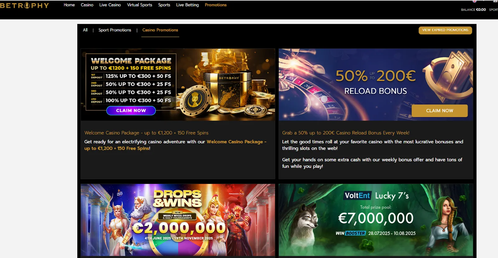 Bonuset dhe Promocionet