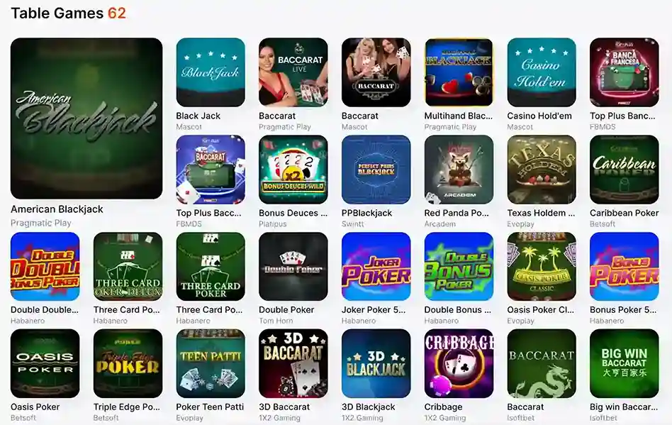 vulkan bet casino oyunları