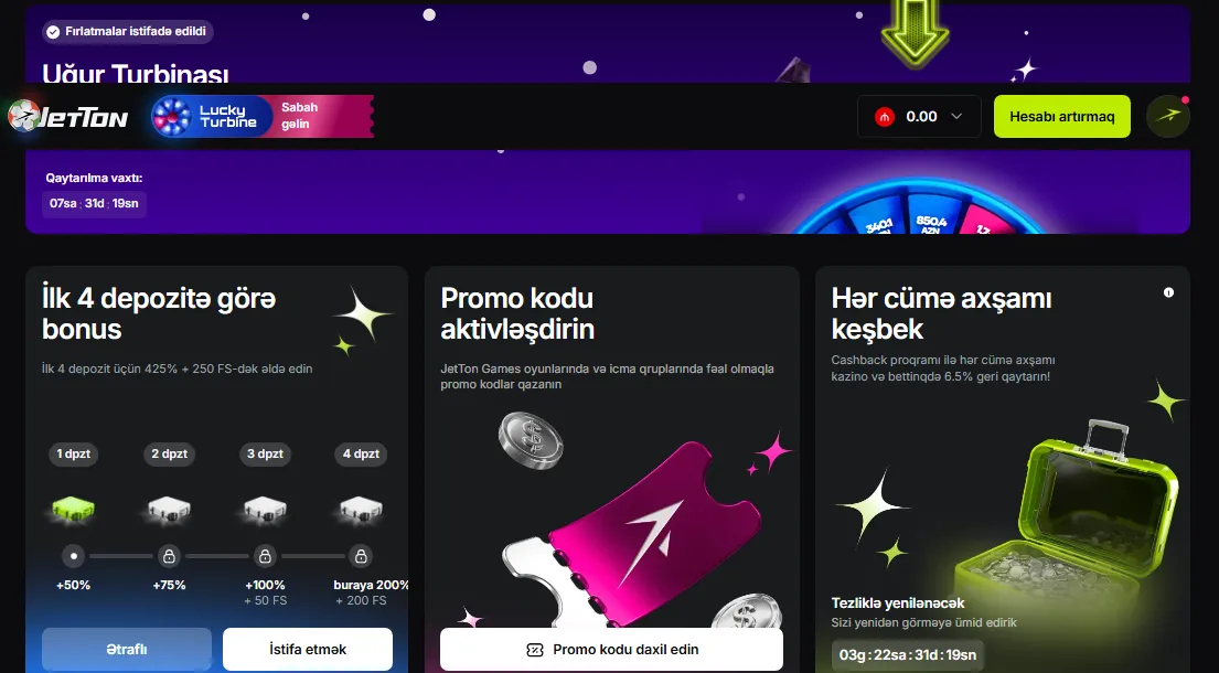 Bonus və Promosyonlar