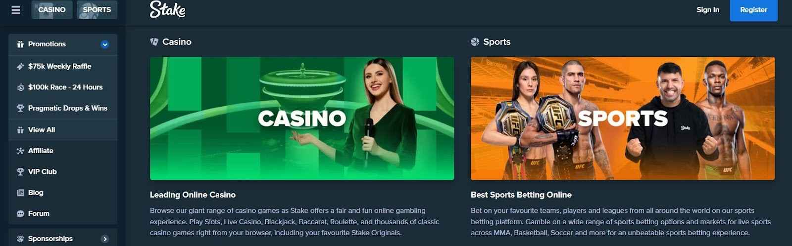 Stake Casino Bonus