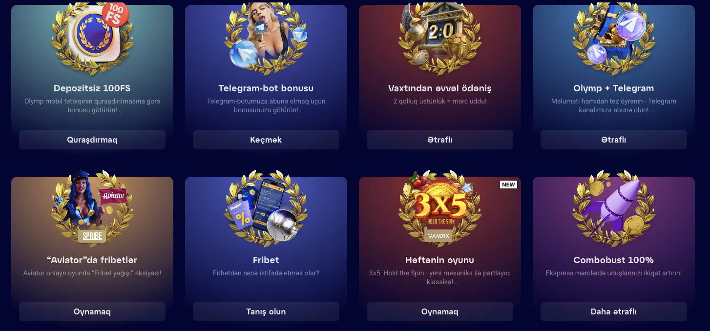 Bonuslar və Promosiyalar