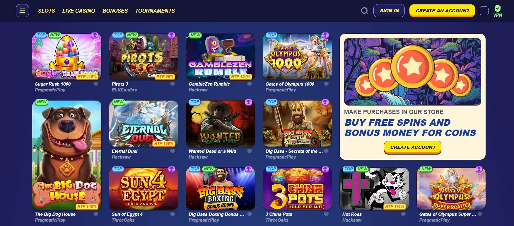 Spel catalogus Spel catalogus