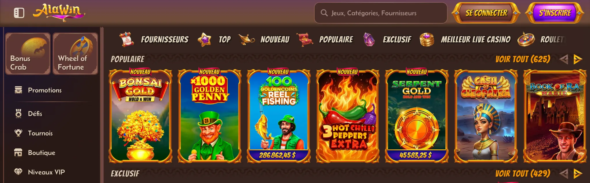 S&eacute;lection de jeux