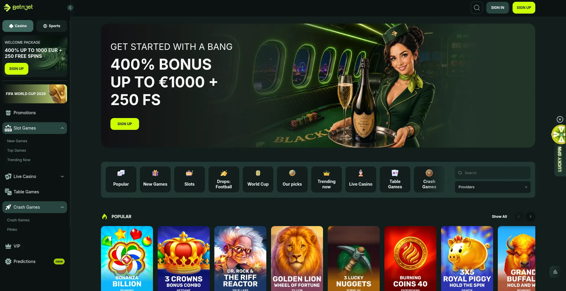 Betnjet Casino