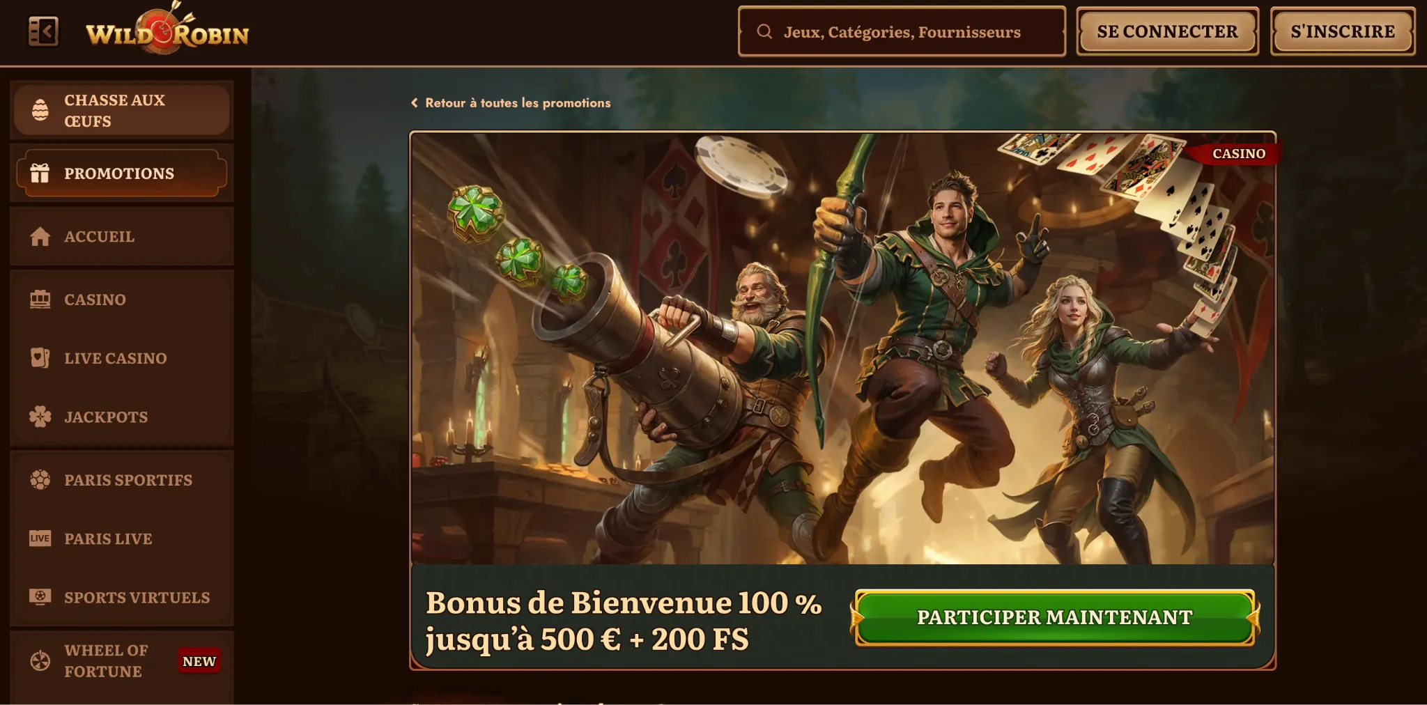 Bonus et promotions Bonus et promotions