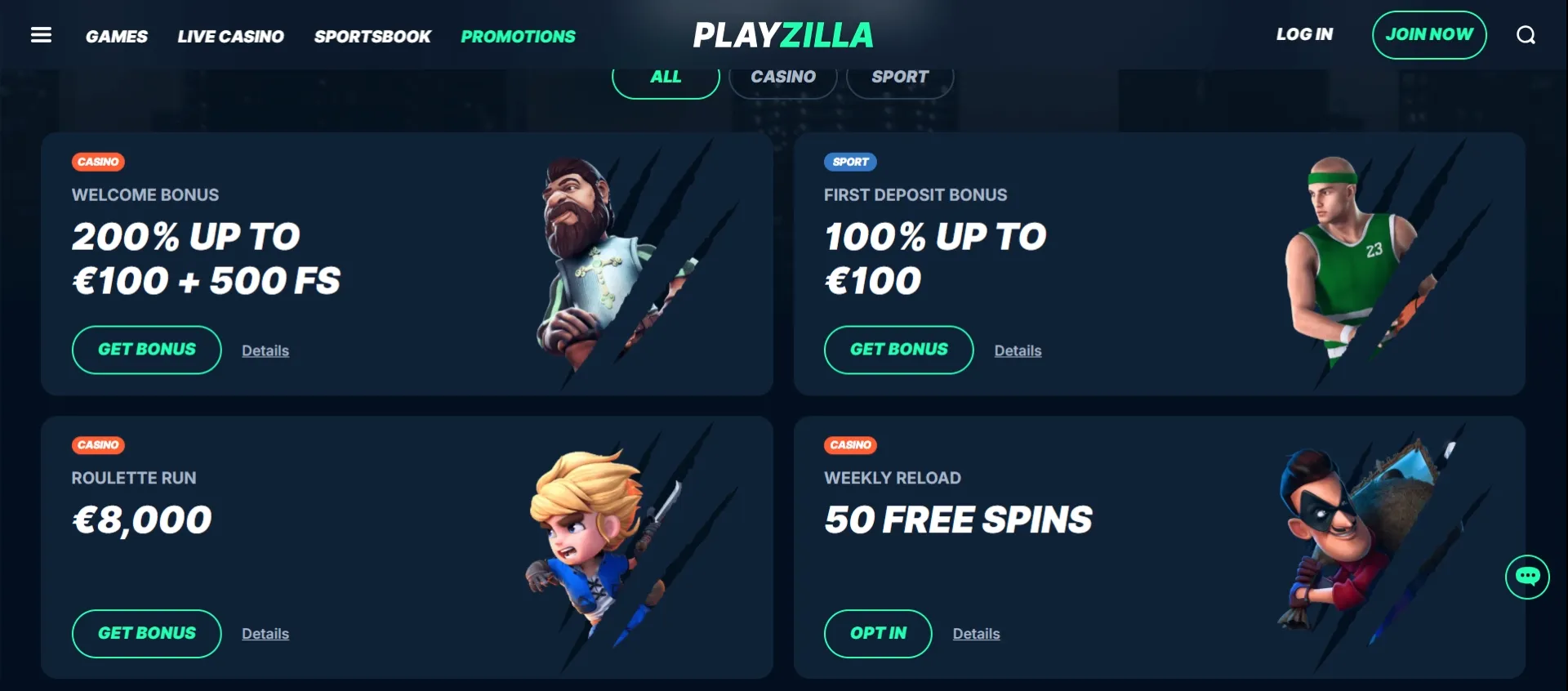 Bonuses and Promotions