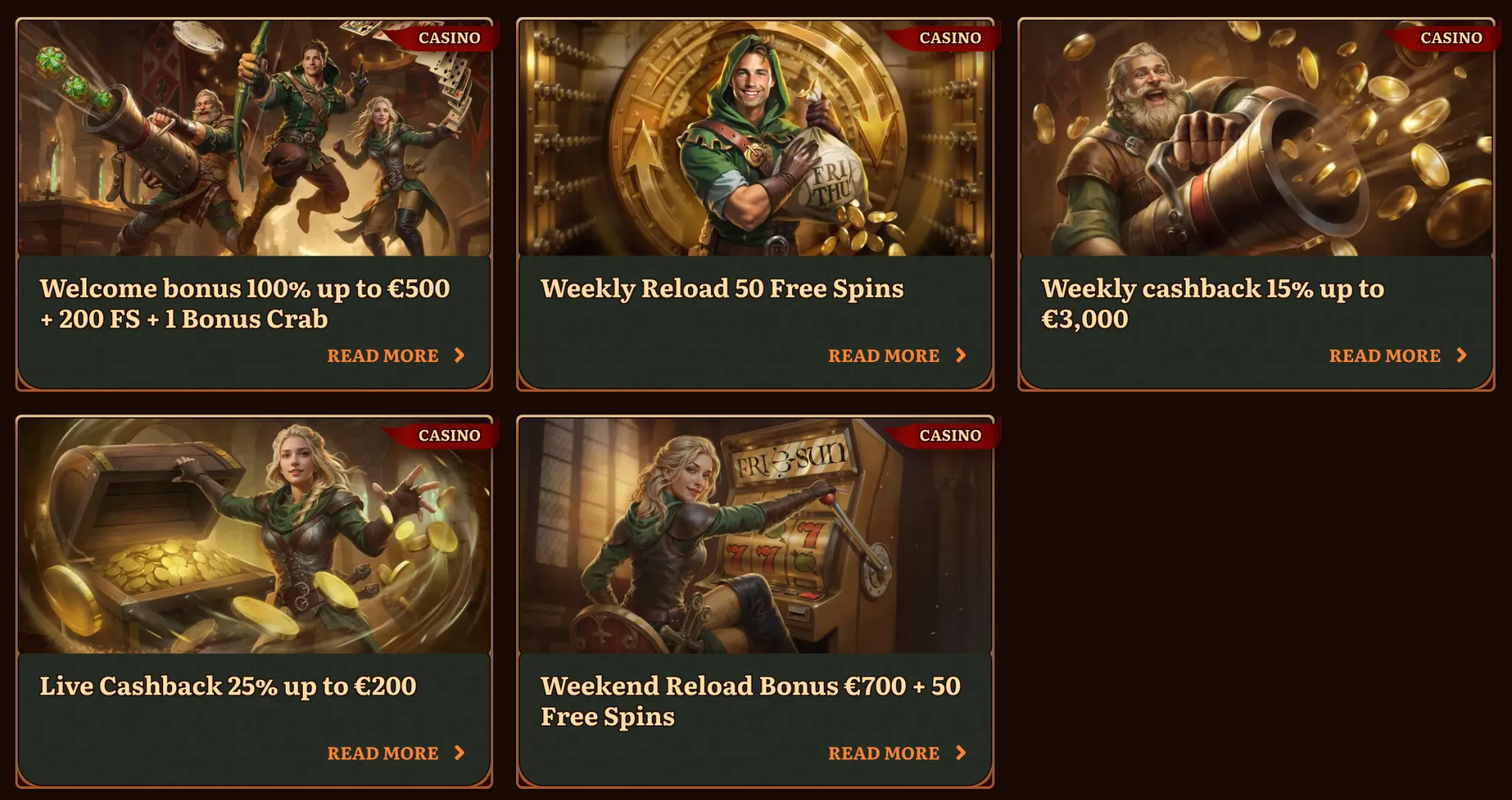 Bonuses and Promotions