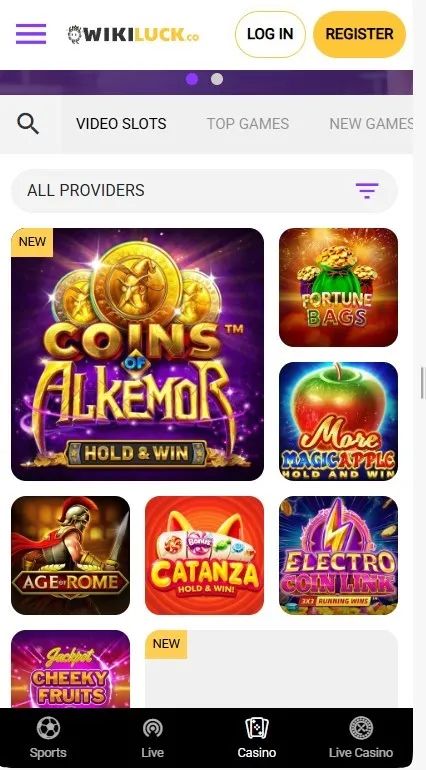 Wikiluck Casino and app
