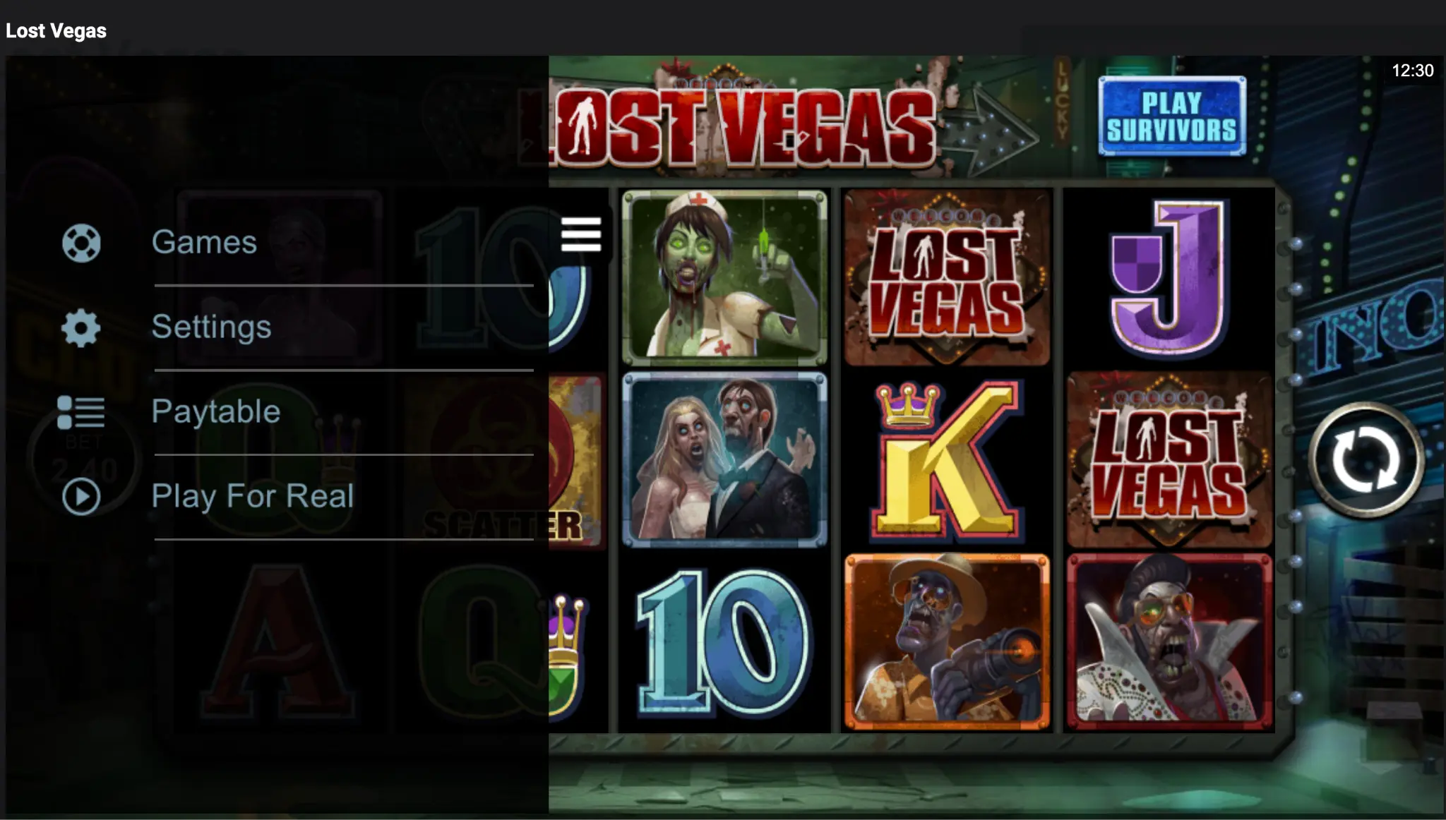Lost Vegas Demo Play