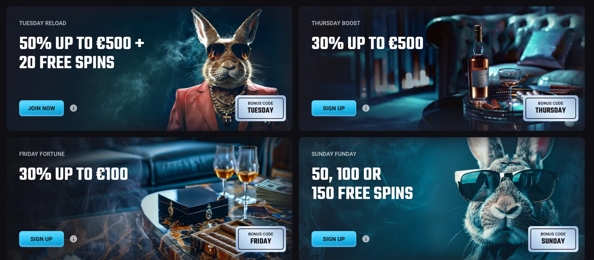 Bonuses and Promotions Bonuses and Promotions