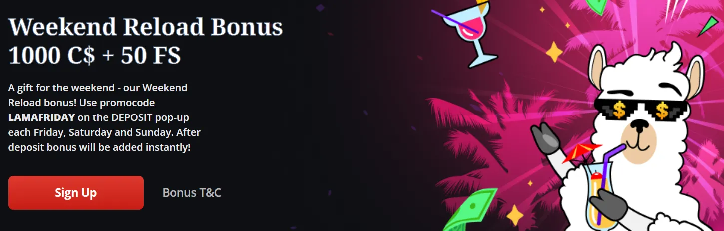 Bonuses and promotions