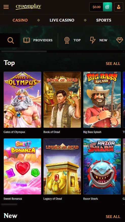 CrownPlay Mobile Casino and App