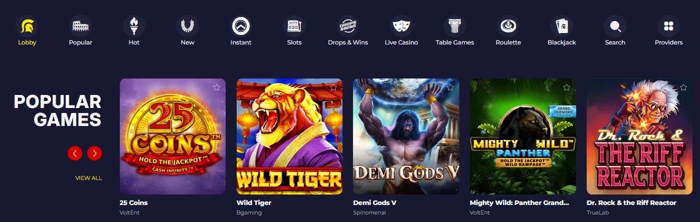 Range of Games