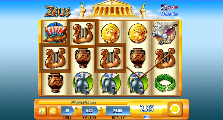 Zeus slot machine