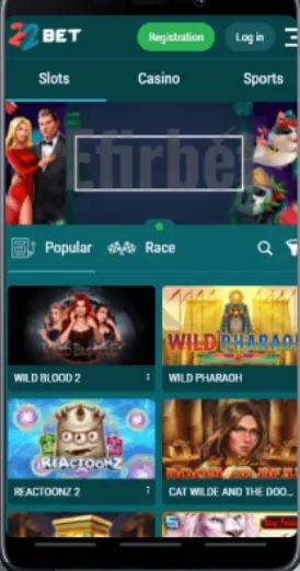 22bet Mobile Casino and App