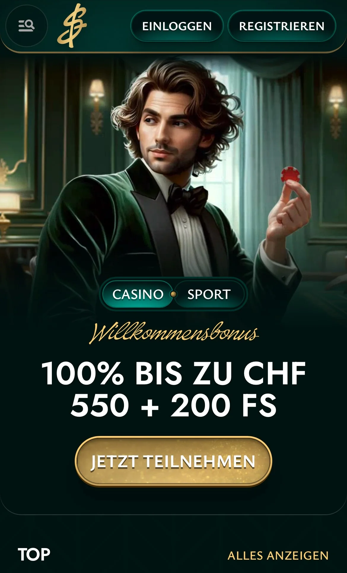 Cashed Casino mobile Casino und App