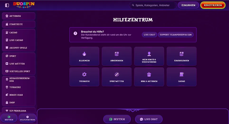 Kundensupport