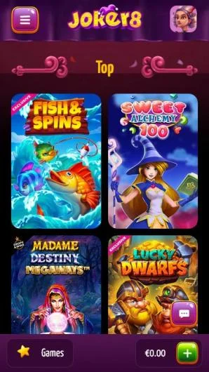 Joker8 mobile Casino und App