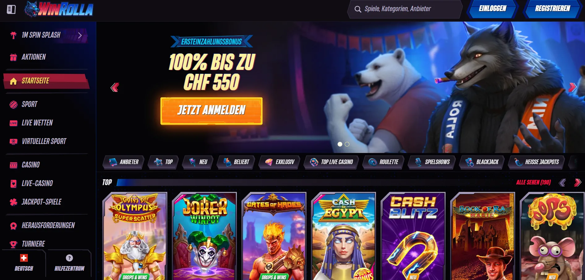 Win Rolla Casino