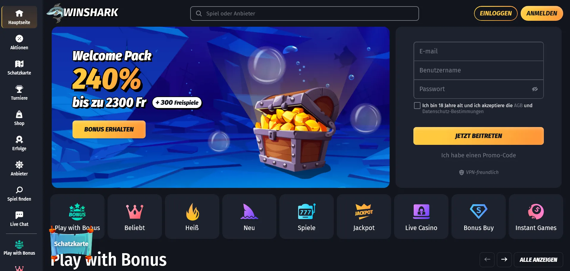 WinShark Casino