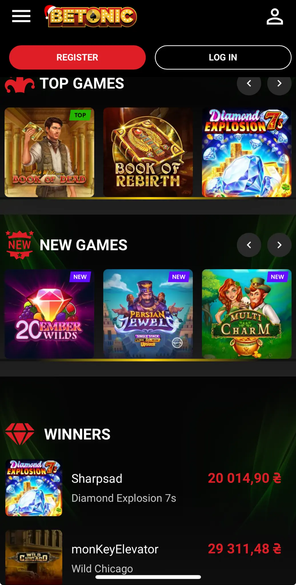 Betonic Casino Mobile und App