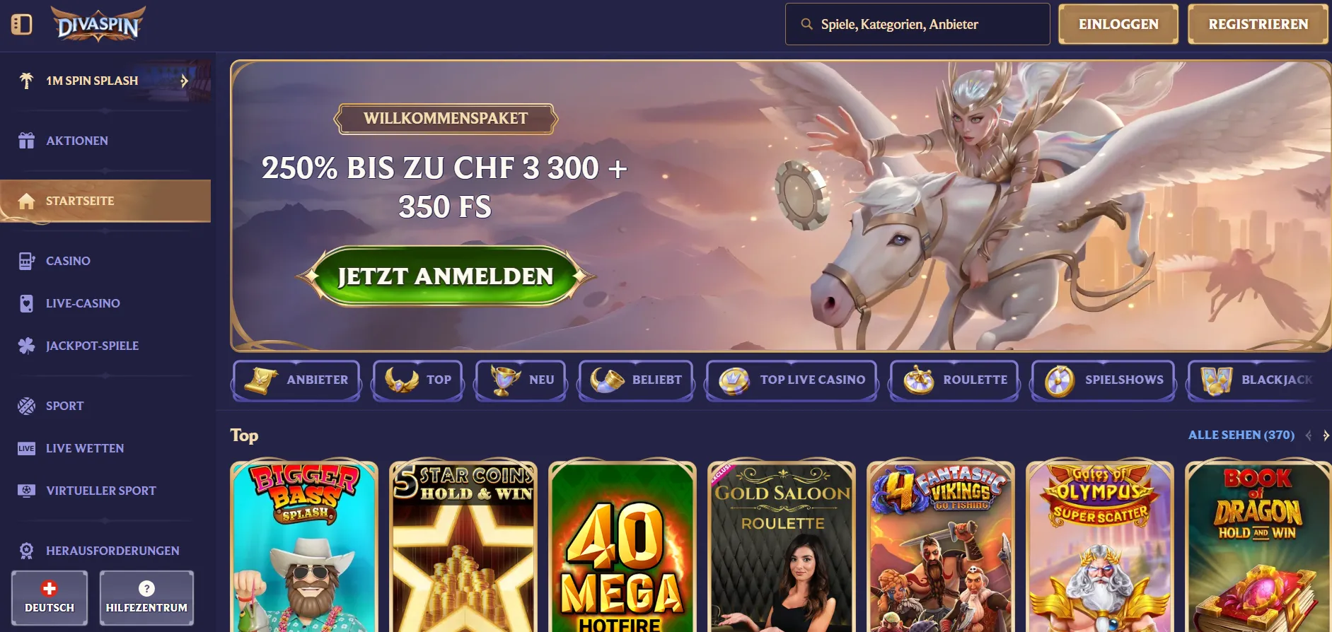Diva Spin Casino