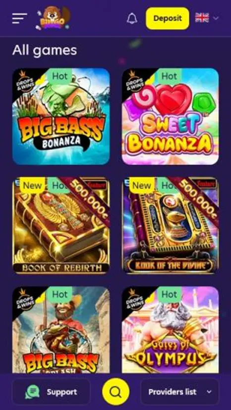 Bingo Bonga Casino Mobile und App