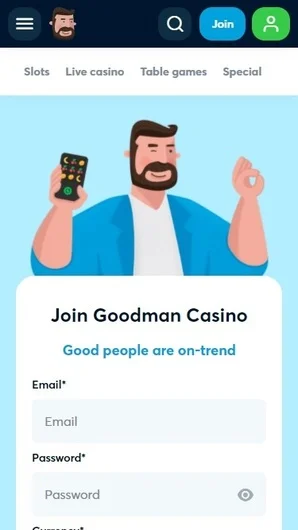 Goodman Casino mobile und App