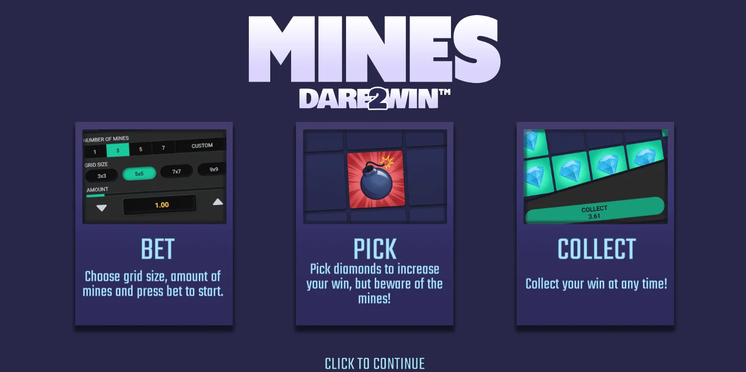 Mines Dare 2 Win