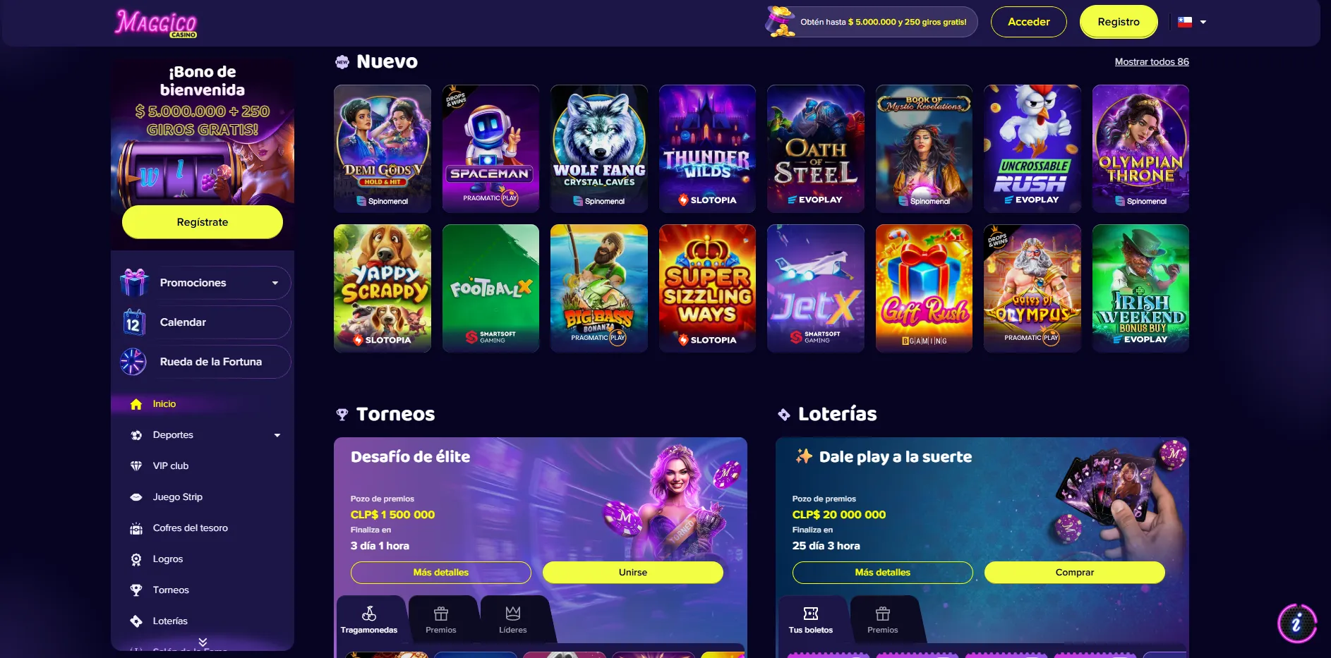 Bonos y promociones