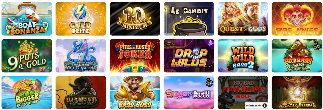 Selección de juegos