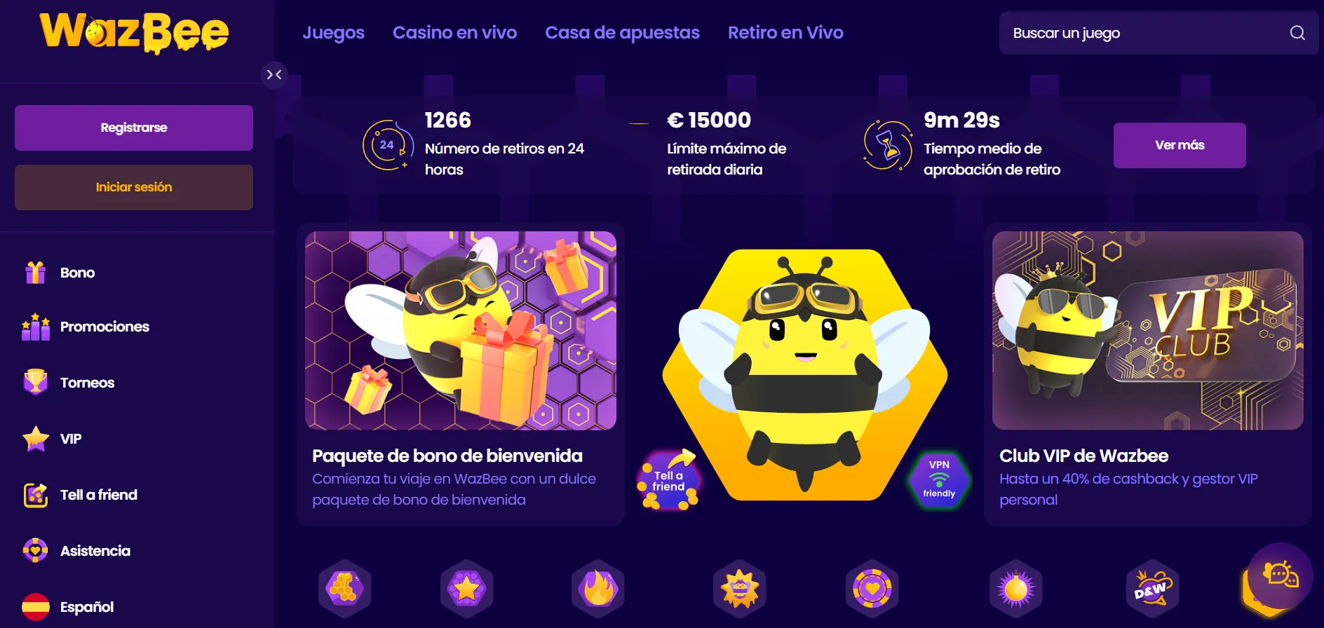 Wazbee Bet casino
