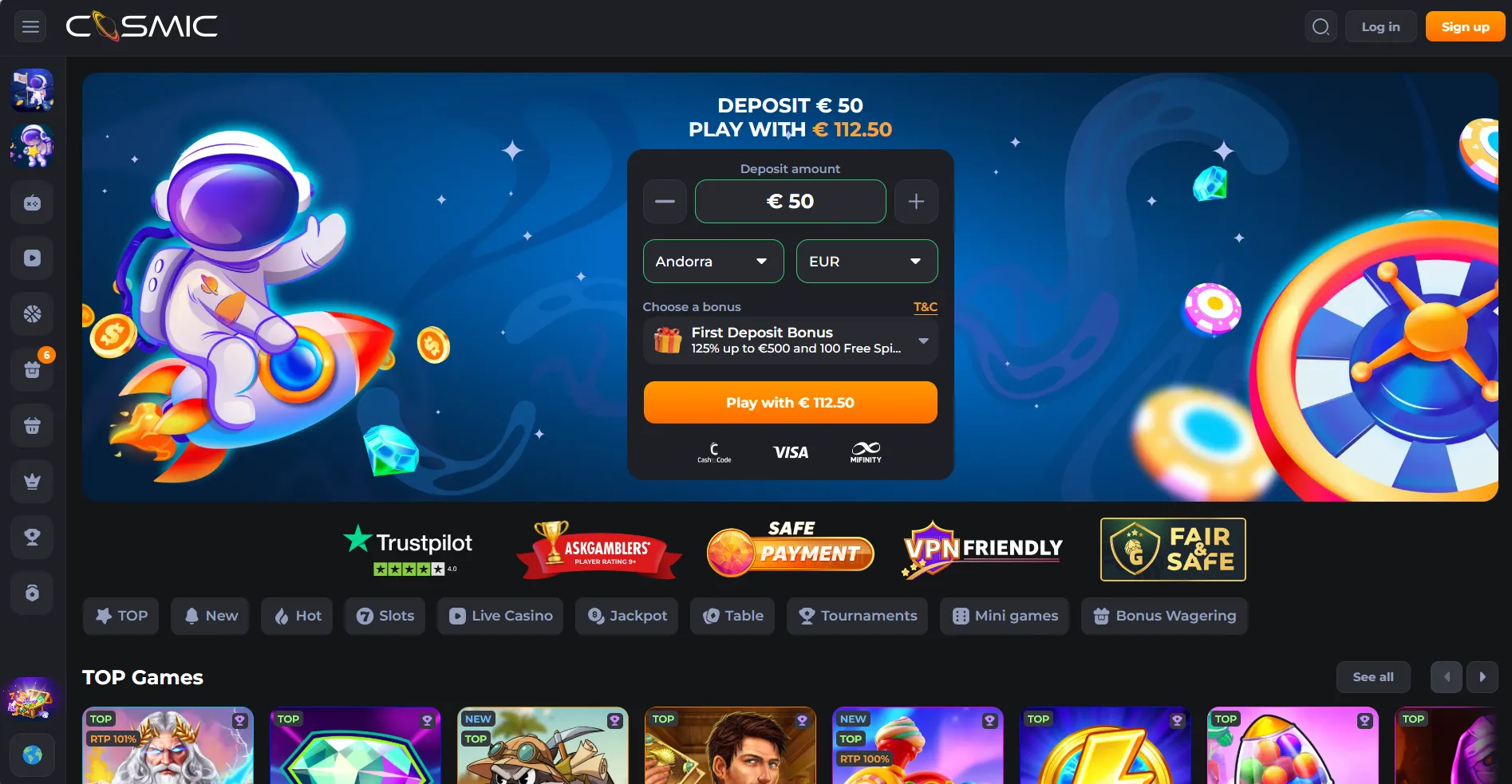 Cosmicslot Casino Cosmicslot Casino