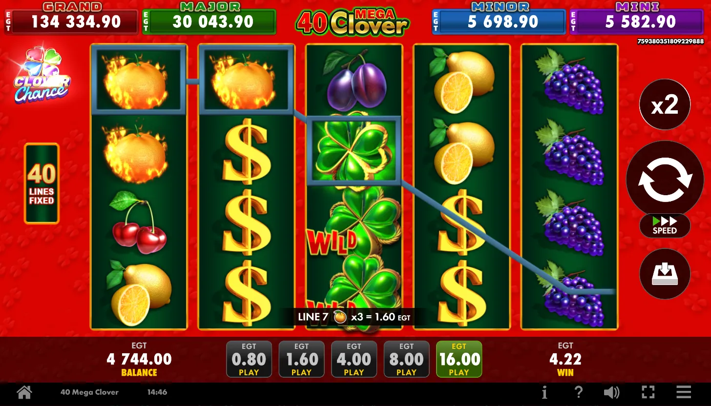 40 Mega Clover