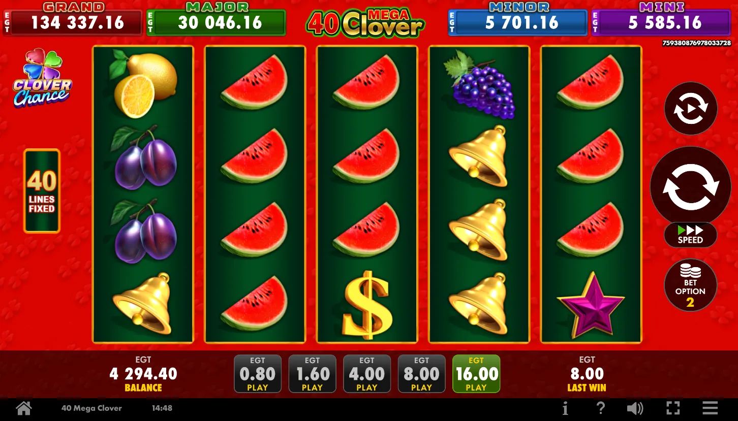 40 Mega Clover