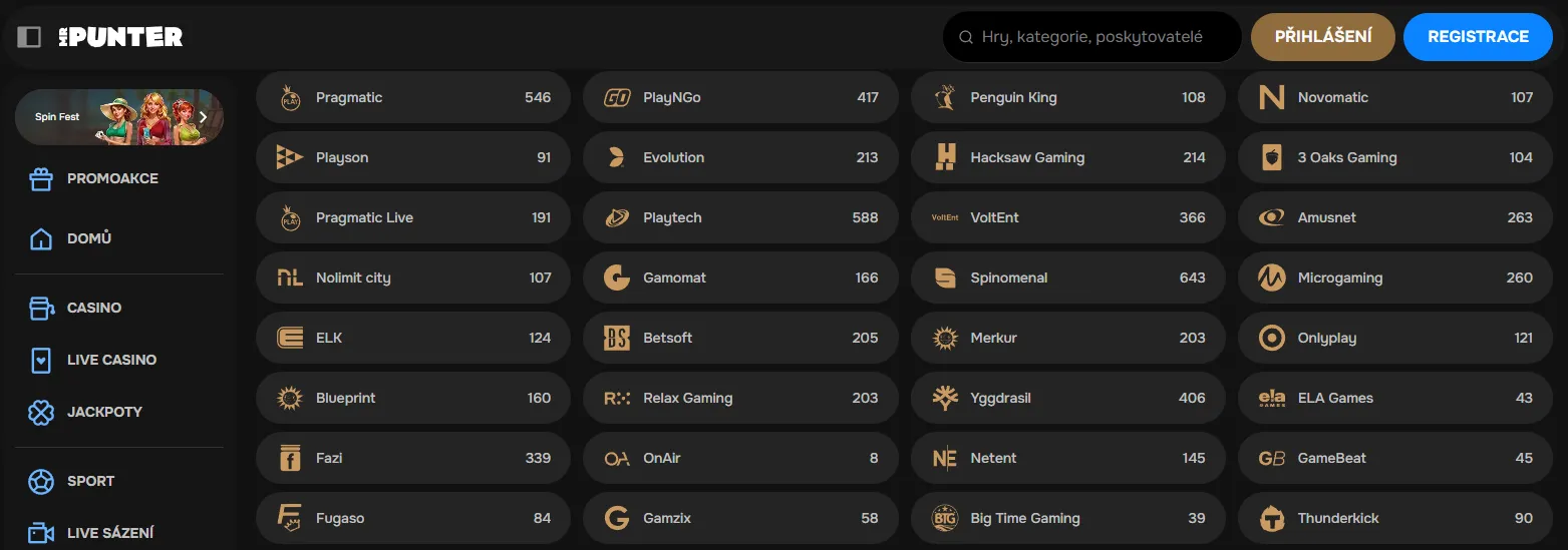 Licence a software MrPunter kasina