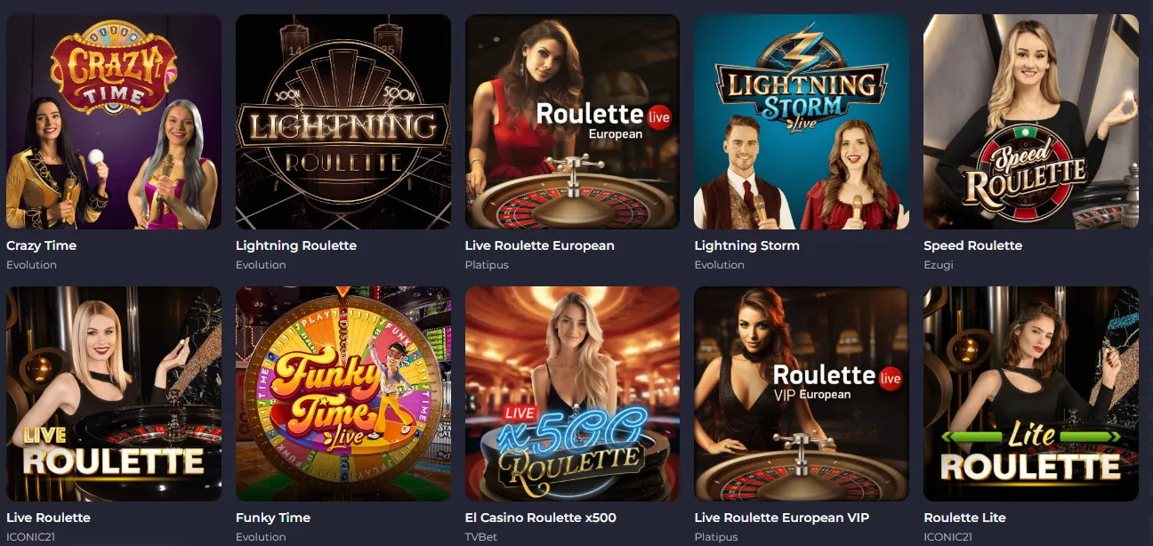 Rolling Slots výběr herního katalogu