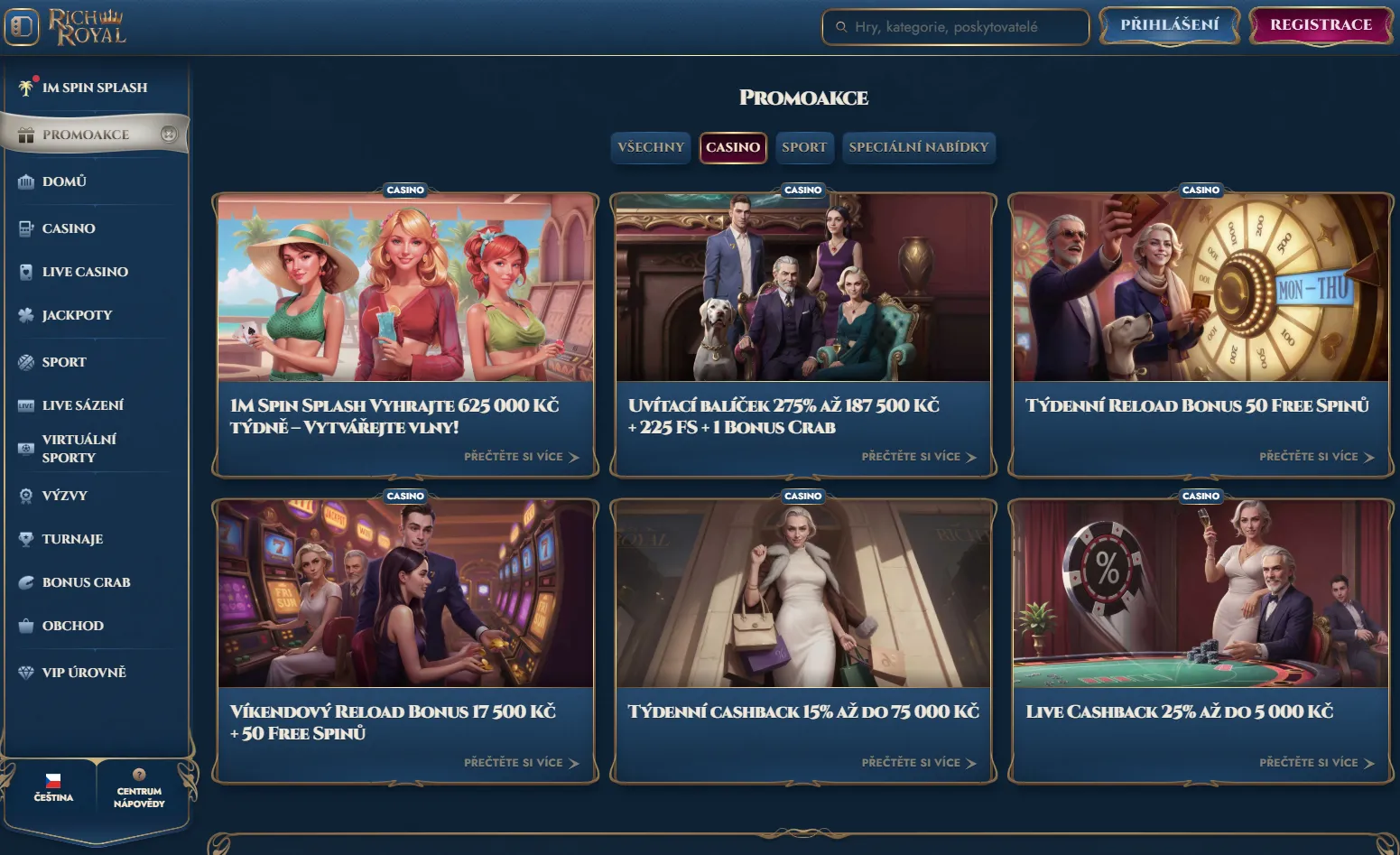 Bonusy a promo akce Bonusy a promo akce