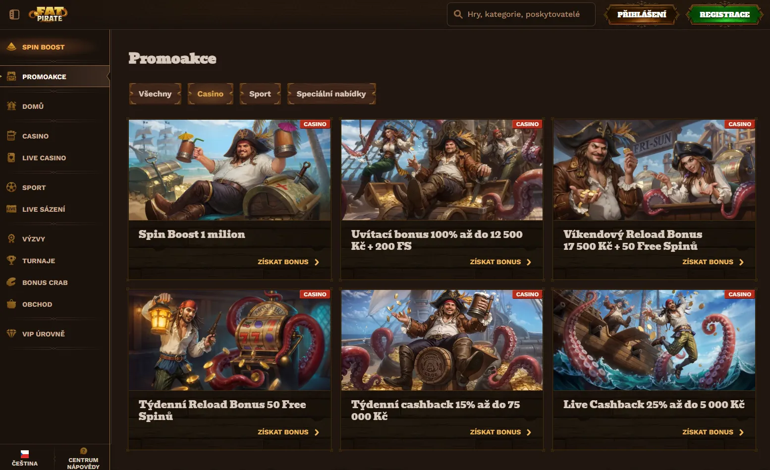 Bonusy a promo akce Bonusy a promo akce