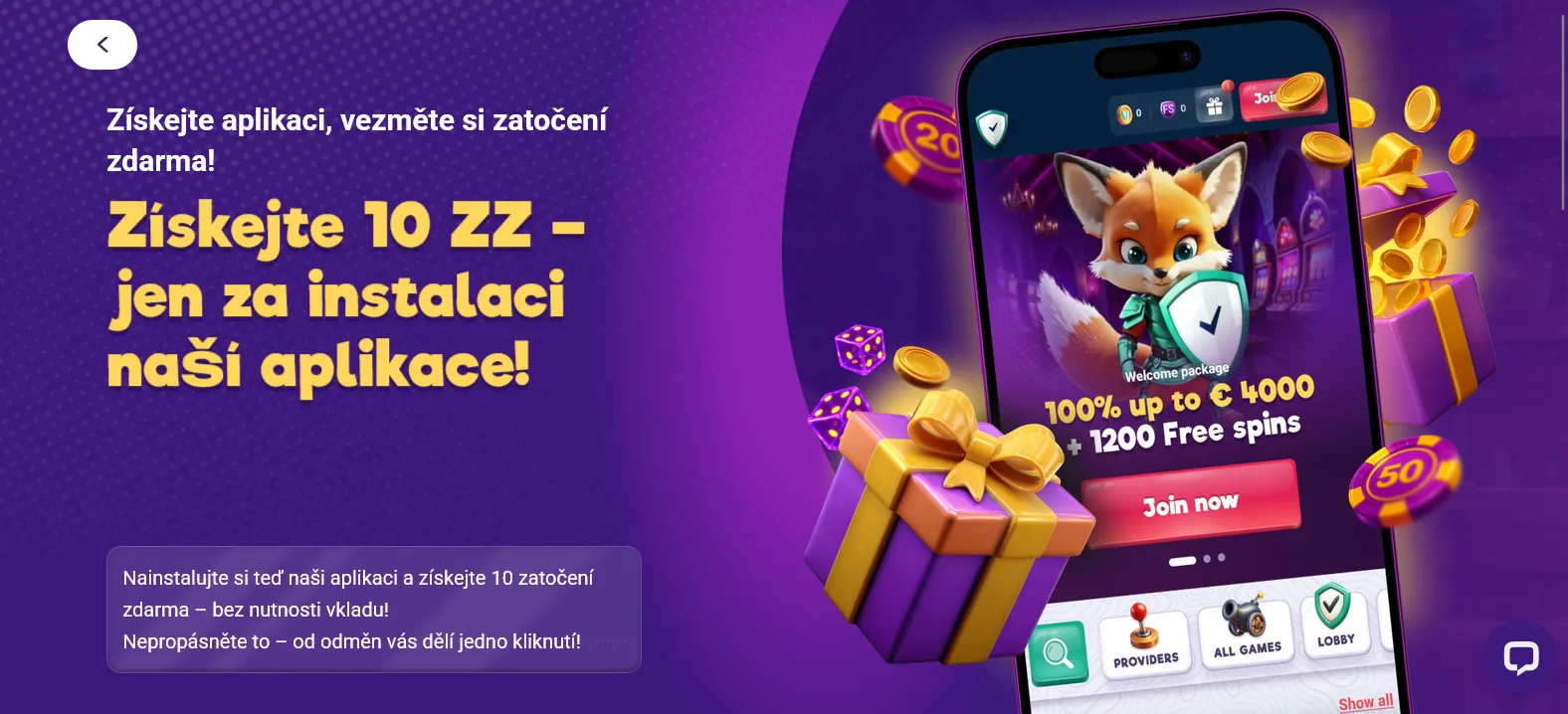 Bonusy a promo akce Bonusy a promo akce