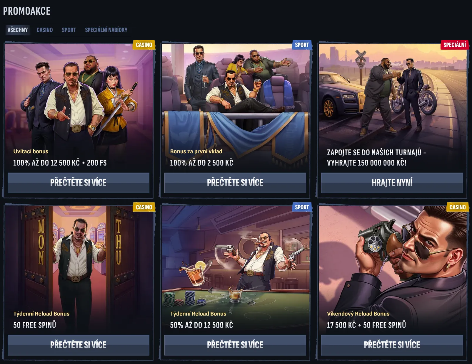 Bonusy a promoakce