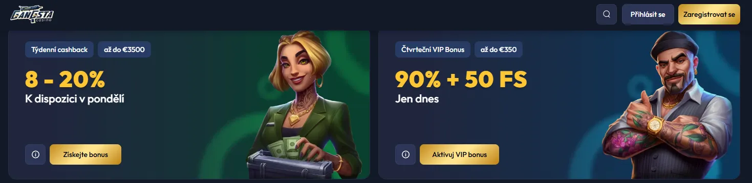 Bonusy a promo akce Bonusy a promo akce