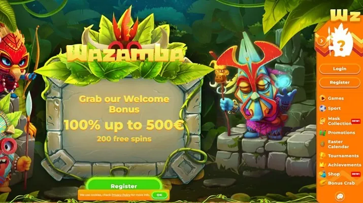 Wazamba casino