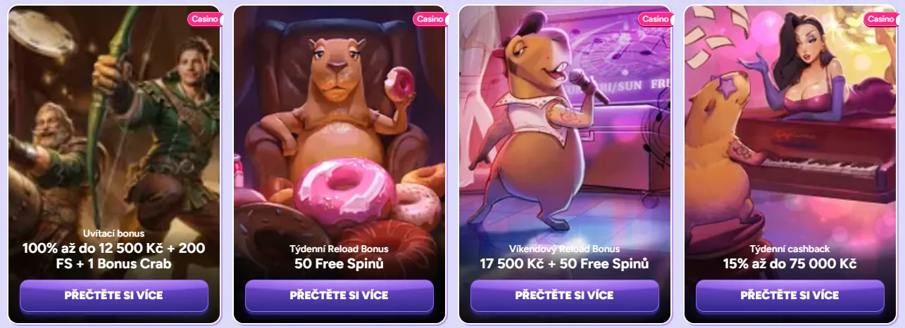 Bonusy a promo akce 