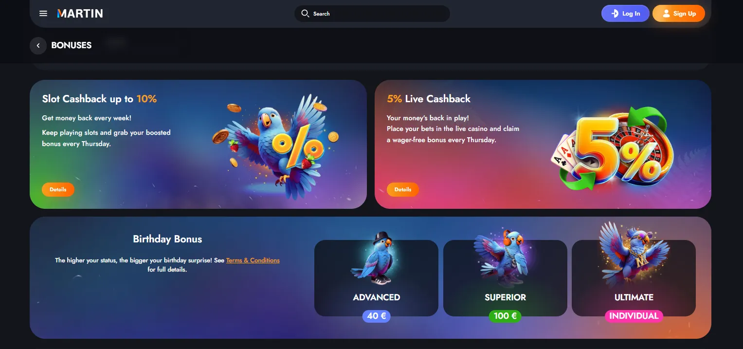 Bonusy a promo akce Bonusy a promo akce