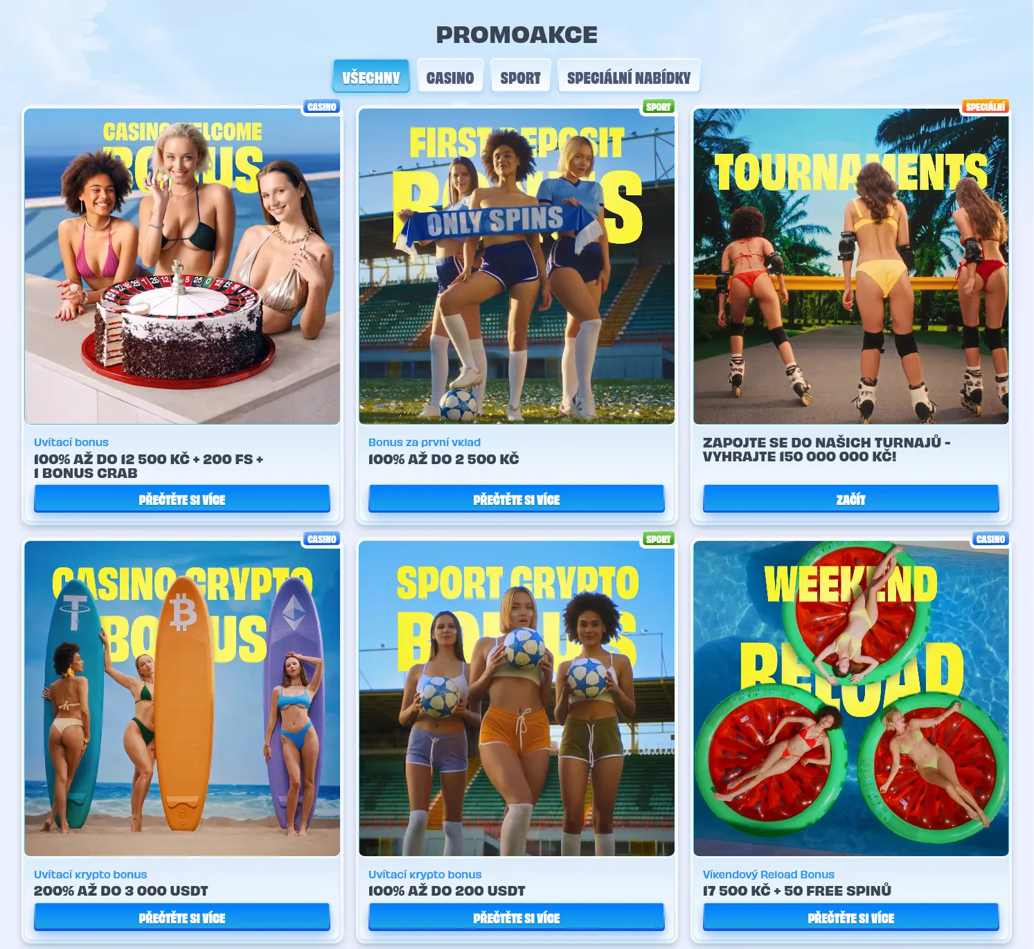 Bonusy a promoakce Bonusy a promoakce