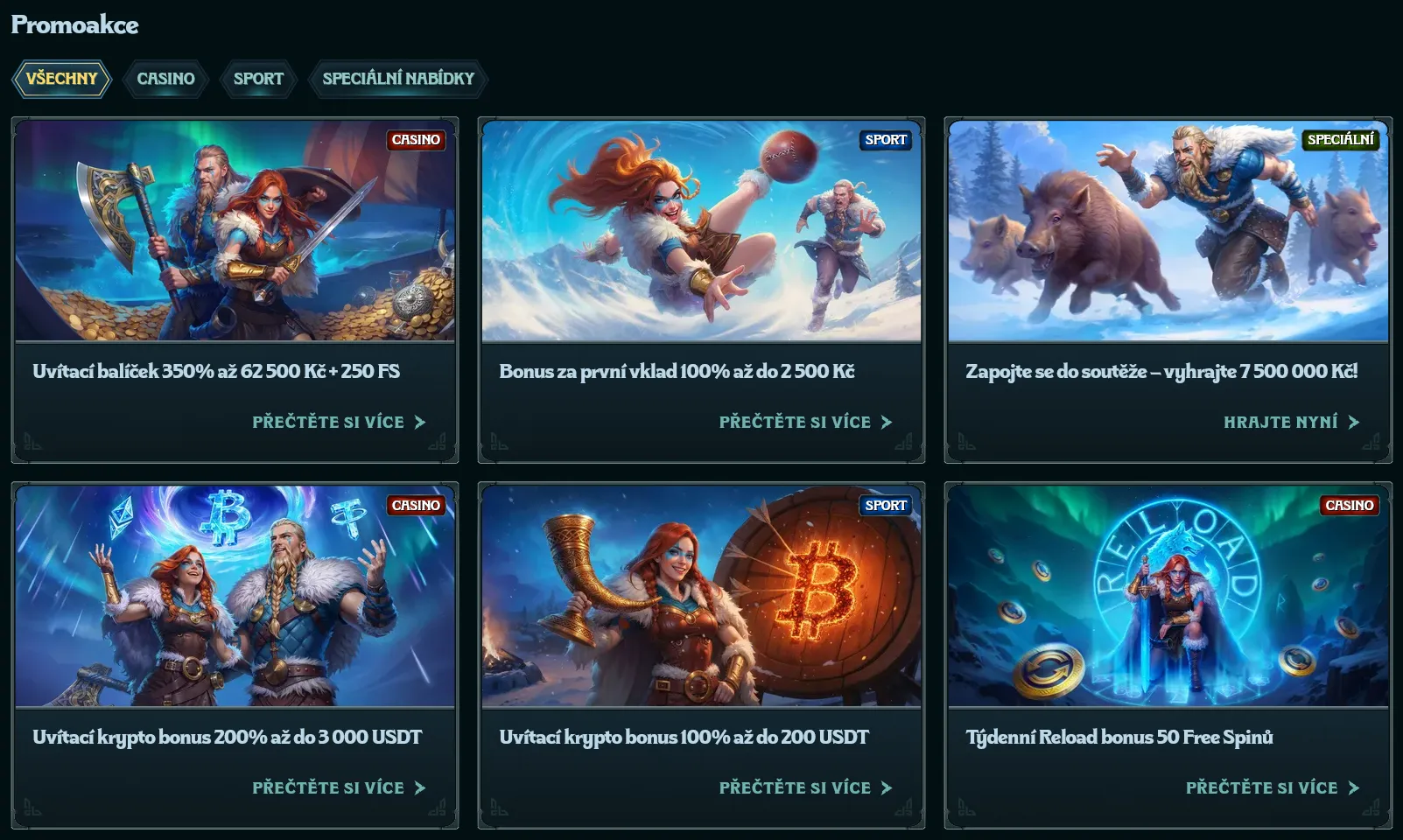 Bonusy a promoakce Bonusy a promoakce