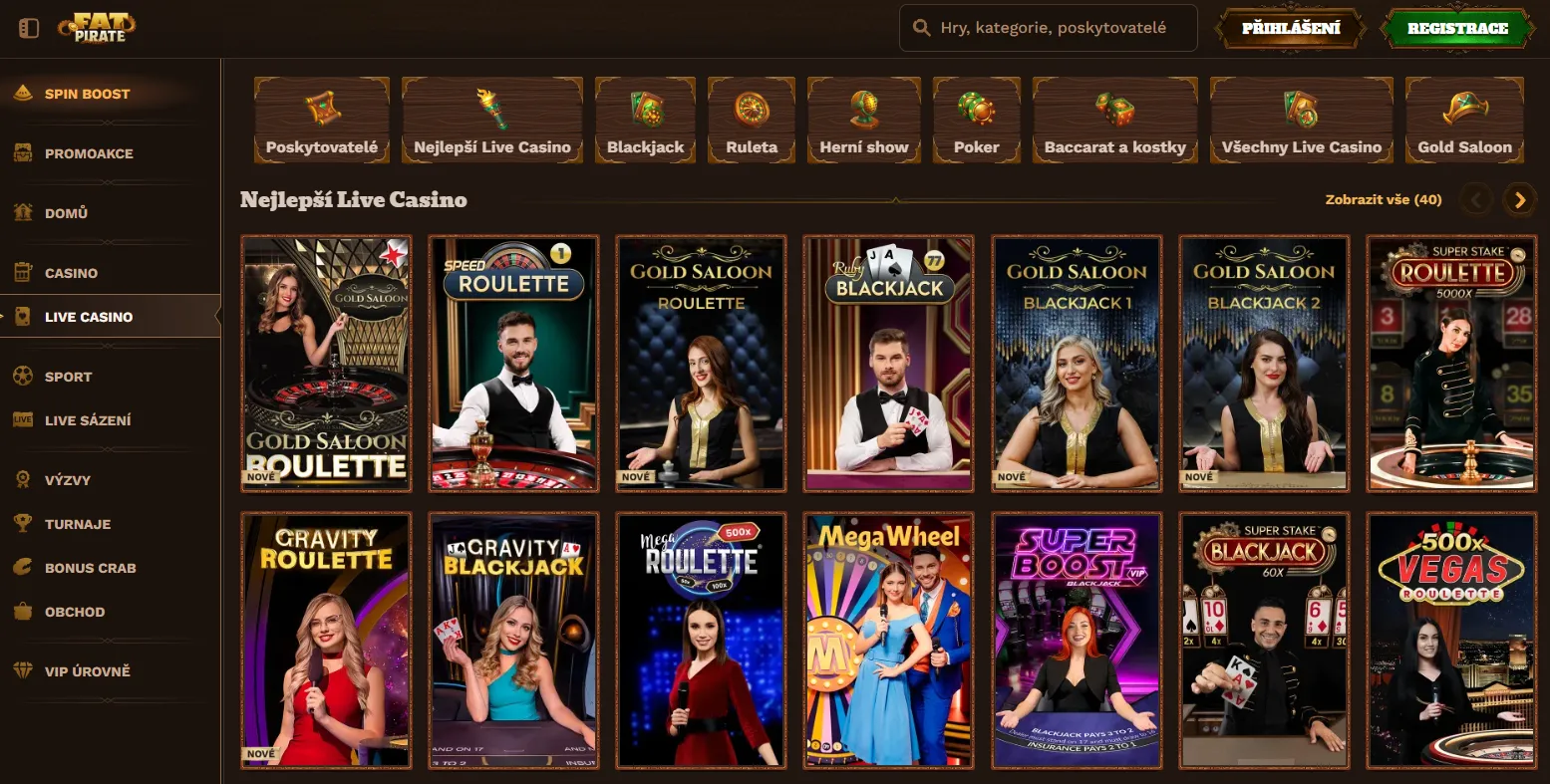 FatPirate výběr herního katalogu FatPirate výběr herního katalogu