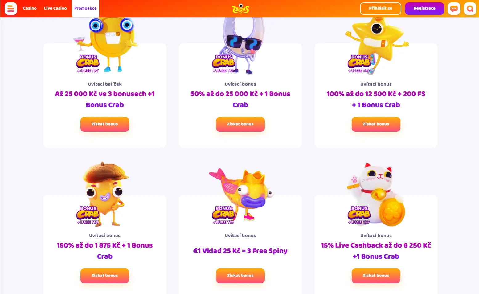 Bonusy a promo akce Bonusy a promo akce