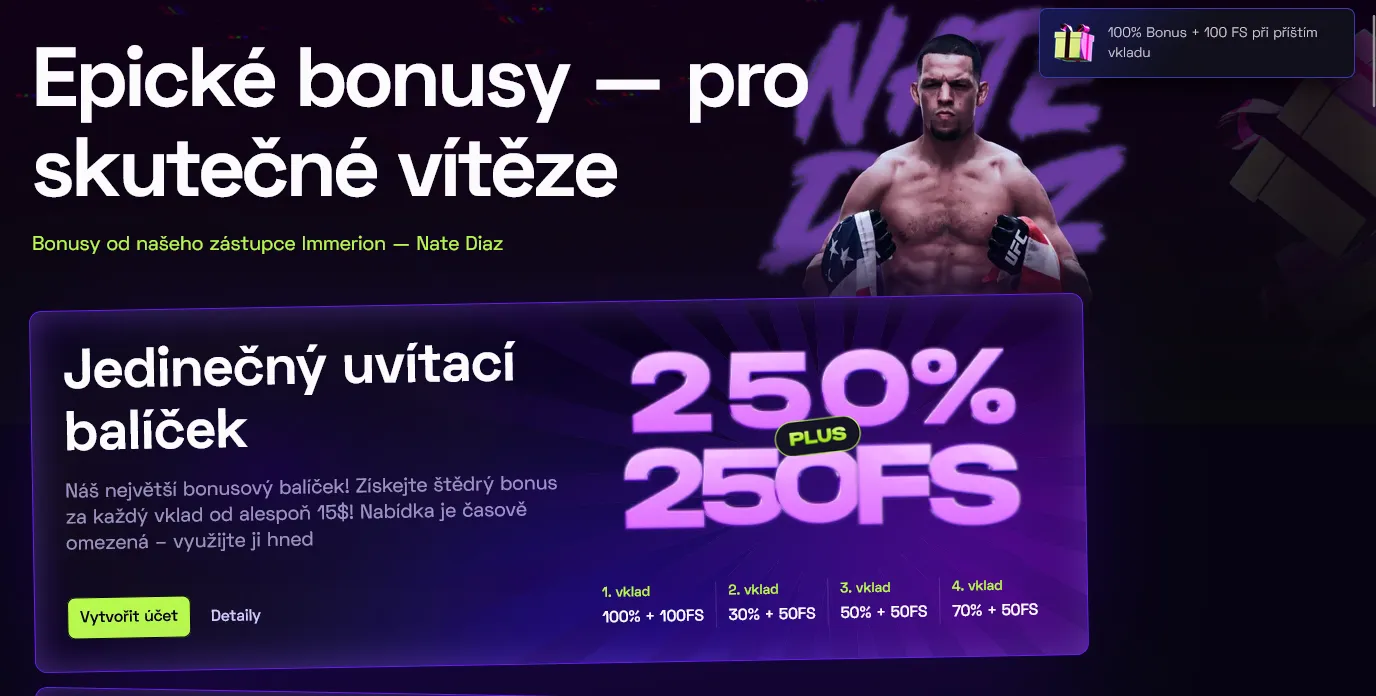 Bonusy a promoakce